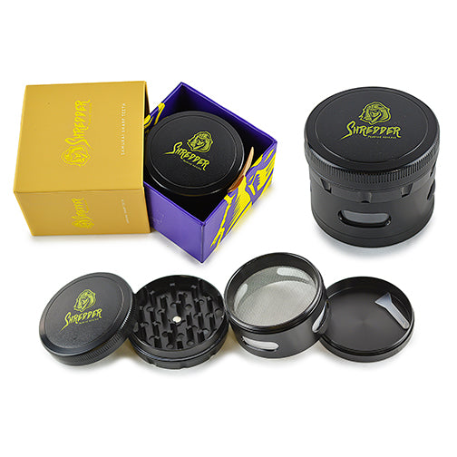 Shredder Grinder - Stealth Window (2.5")(63mm) by Shredder | Buddy Brandz | Buddy Brandz