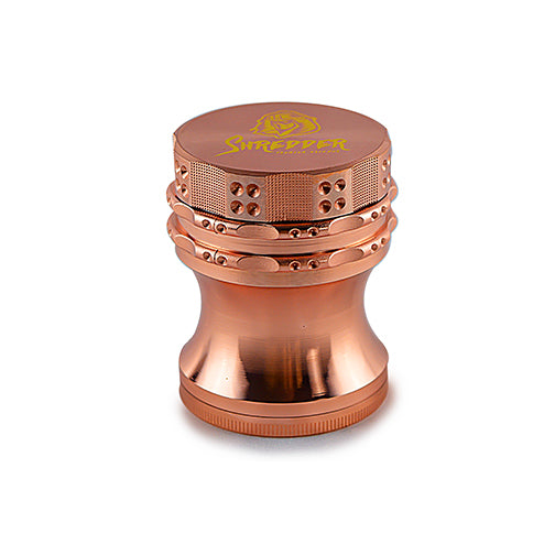 Shredder Grinder - Rose Curvy (2")(50mm) by Shredder - view 2 | Buddy Brandz - alternate view | Buddy Brandz