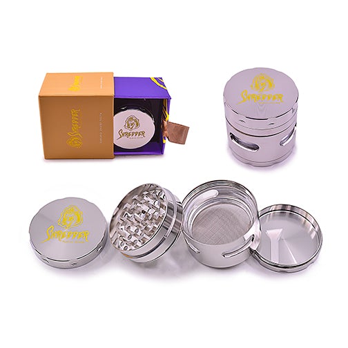 Shredder Grinder - Aluminum Side Window (2")(50mm) by Shredder | Buddy Brandz | Buddy Brandz
