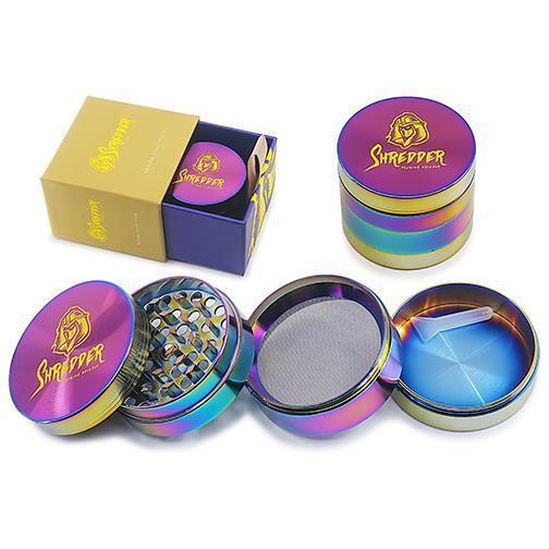 Shredder Grinder - Rainbow (2")(50mm) by Shredder | Buddy Brandz | Buddy Brandz