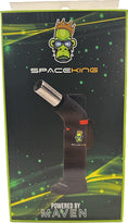 Cargar la imagen en la vista de la galería, Space King powerful single jet angled flame torch lighter - Smooth Finish - Premium Quality - Adjustable Flame & Lock Function (Black) by Etsy - view 4 | Buddy Brandz