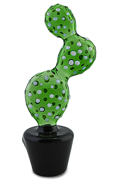 Cactus Pot Glass Pipe by FC | Buddy Brandz | Buddy Brandz