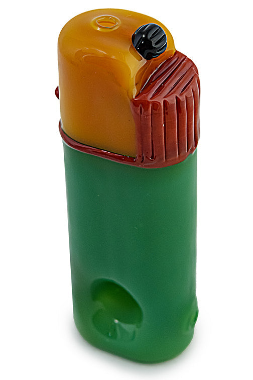Lighter Shape Glass Pipe by FC | Buddy Brandz | Buddy Brandz