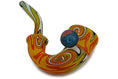 Cargar la imagen en la vista de la galería, Sherlock Wig Wag Color Glass Pipe by FC - view 4 | Buddy Brandz