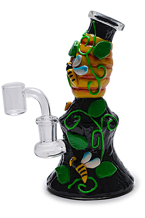 Clay Bee Honeycomb Rig by Buddy Brandz - view 2 | Buddy Brandz - alternate view | Buddy Brandz