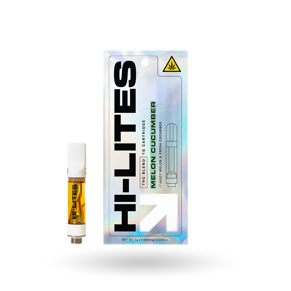 THCa Blend Vape Cartridge: Melon Cucumber 1g