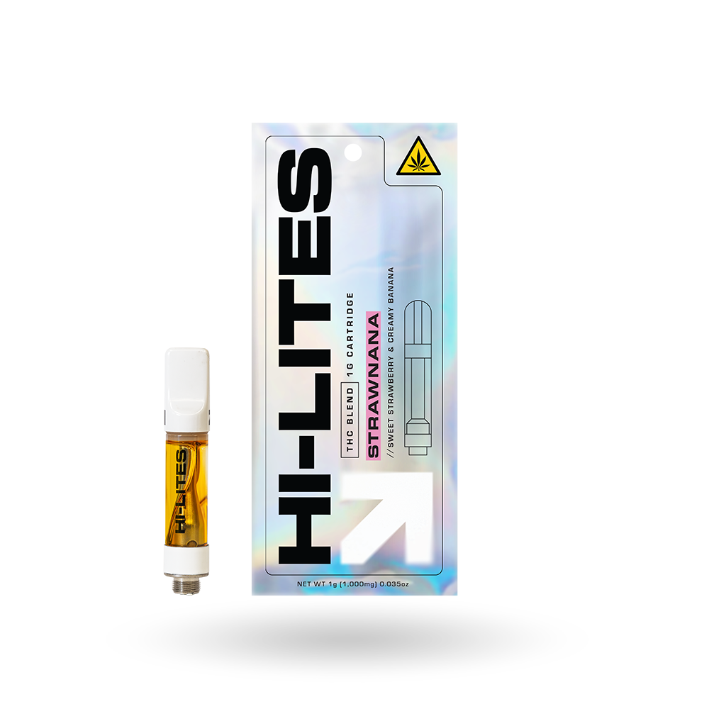 THCa Blend Vape Cartridge: Strawnana 1g