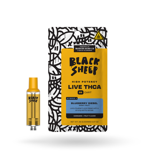 Liquid Diamonds Vape Cartridge: Blueberry Diesel (Hybrid), 2g | Buddy Brandz
