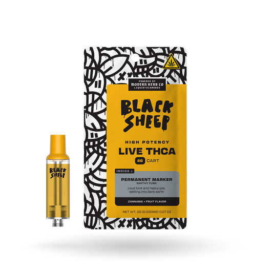 Liquid Diamonds Vape Cartridge: Permanent Marker (Indica), 2g | Buddy Brandz