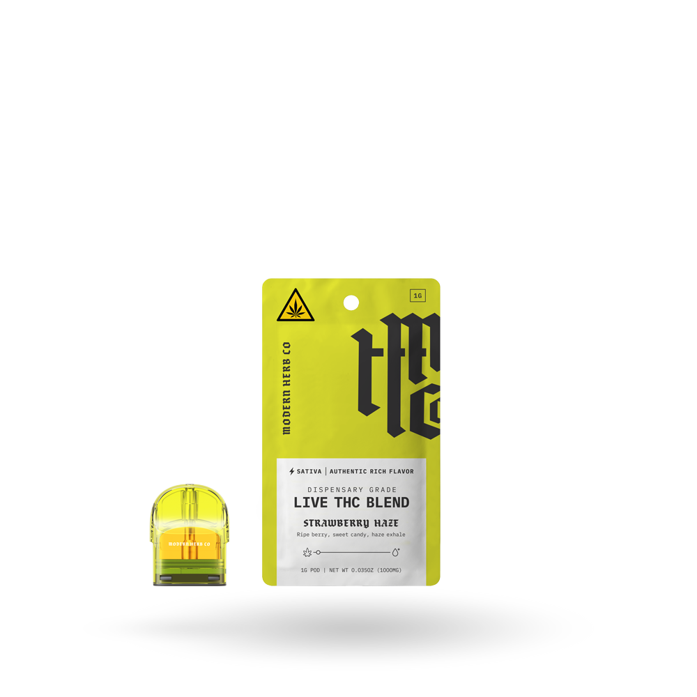 Live THCa Pod Refill: Strawberry Haze (Sativa), 1g