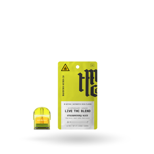 Live THCa Pod Refill: Strawberry Haze (Sativa), 1g | Buddy Brandz