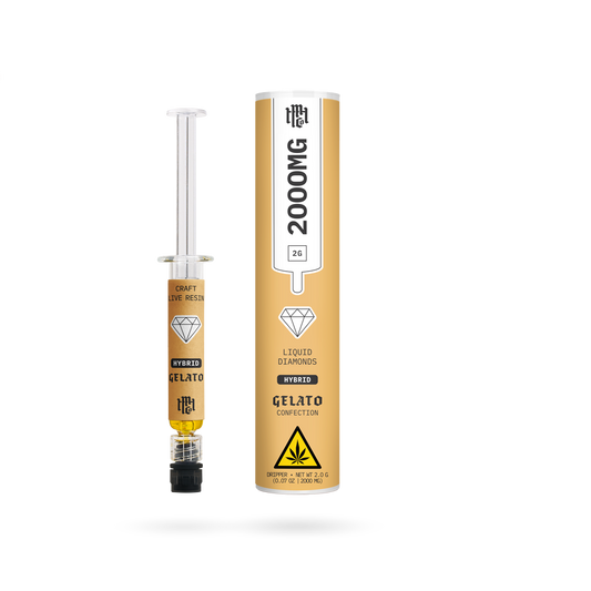 THCa Dripper Live Resin Liquid Diamonds: Gelato (Hybrid) 2g by Modern Herb Co | Buddy Brandz | Buddy Brandz