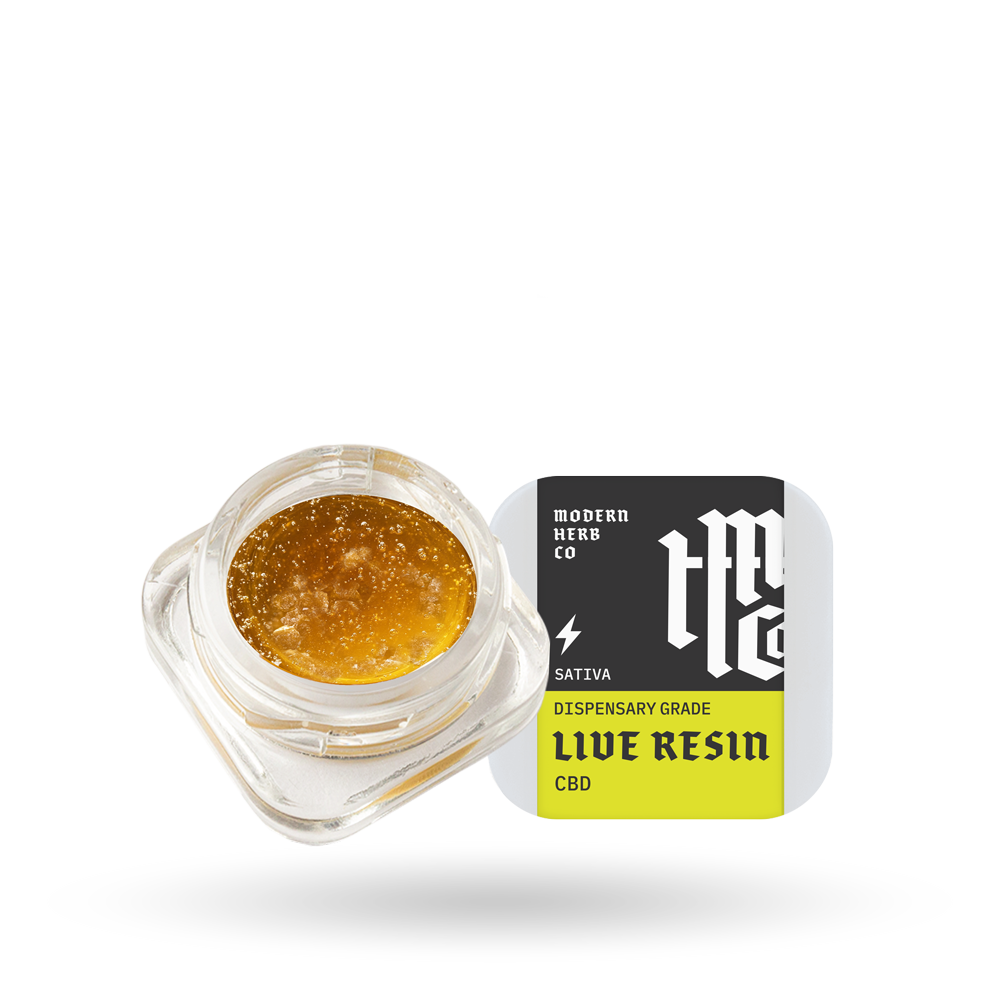 Live Resin CBD Dab: Hawaiian Haze (Sativa) - 2g by Modern Herb Co | Buddy Brandz