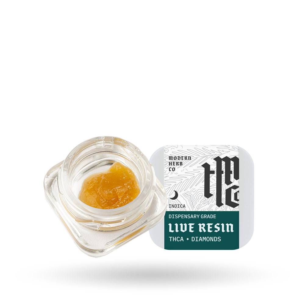 THCa Live Resin Diamonds Dab: OG Kush (Indica) - 2g by Modern Herb Co | Buddy Brandz
