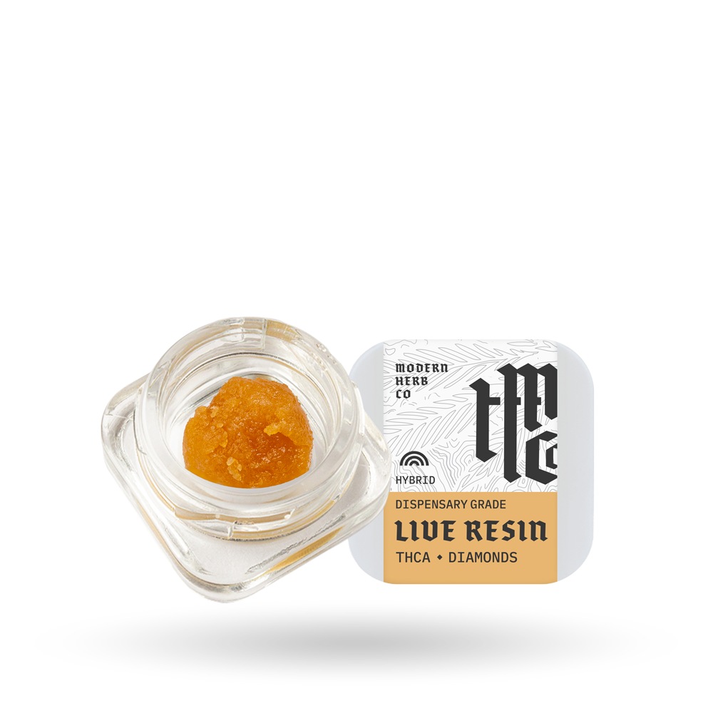 THCa Live Resin Diamonds Dab: Pineapple Express (Hybrid) - 2g by Modern Herb Co | Buddy Brandz