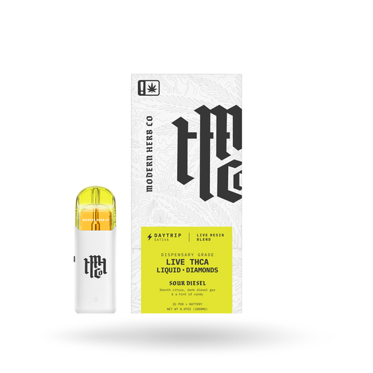 THCa Pod Kit Live Resin Liquid Diamonds: Sour Diesel (Sativa) - 2g by Modern Herb Co | Buddy Brandz | Buddy Brandz