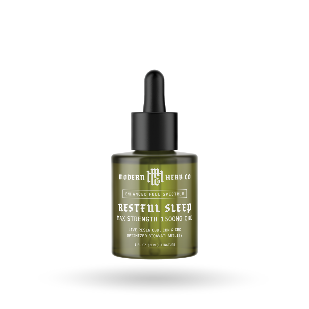 Live Resin CBD Tincture: 1500mg (Indica)