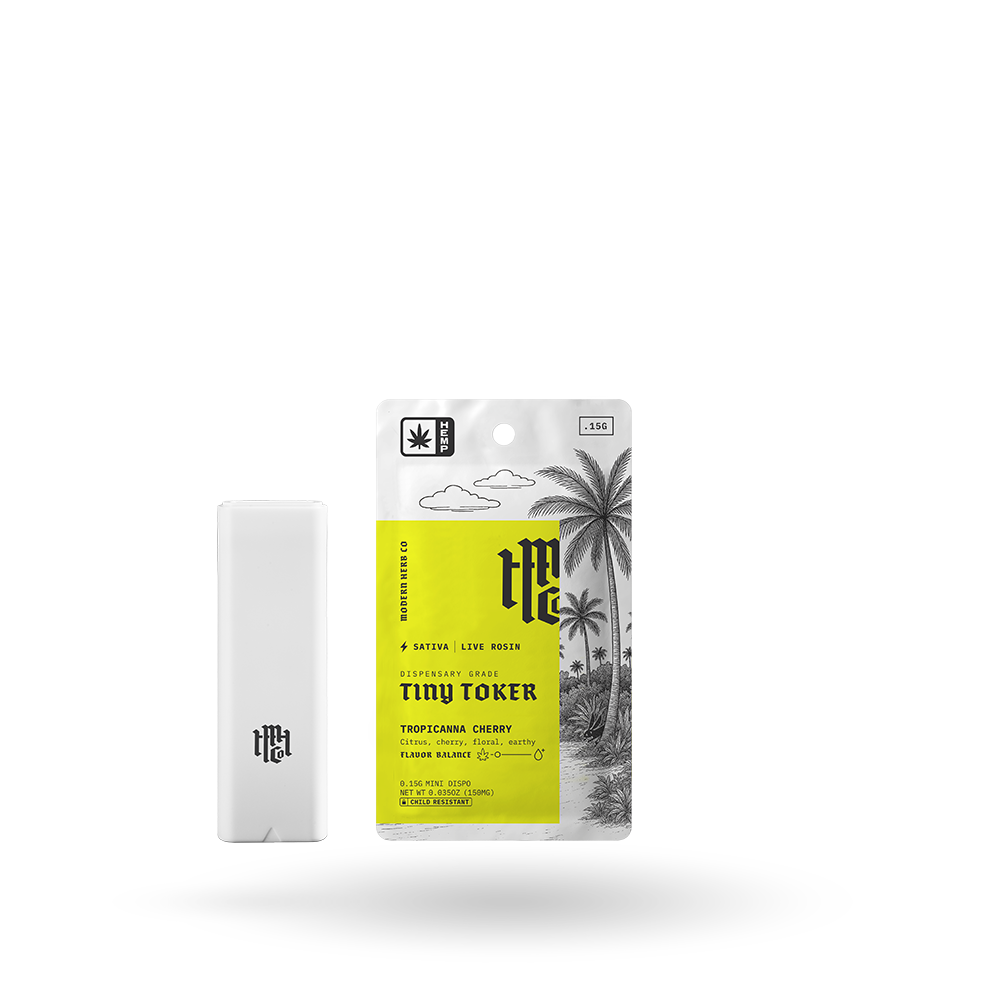 Rosin Vape: Tiny Toker Tropicanna Cherry (Sativa) .15g by Modern Herb Co | Buddy Brandz