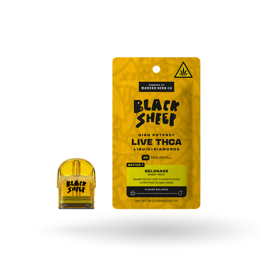 Liquid Diamonds Pod Refill: Gelonade (Sativa) 2g | Buddy Brandz