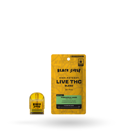 Live THCa Blend Pod Refill: Pineapple Haze 3g | Buddy Brandz