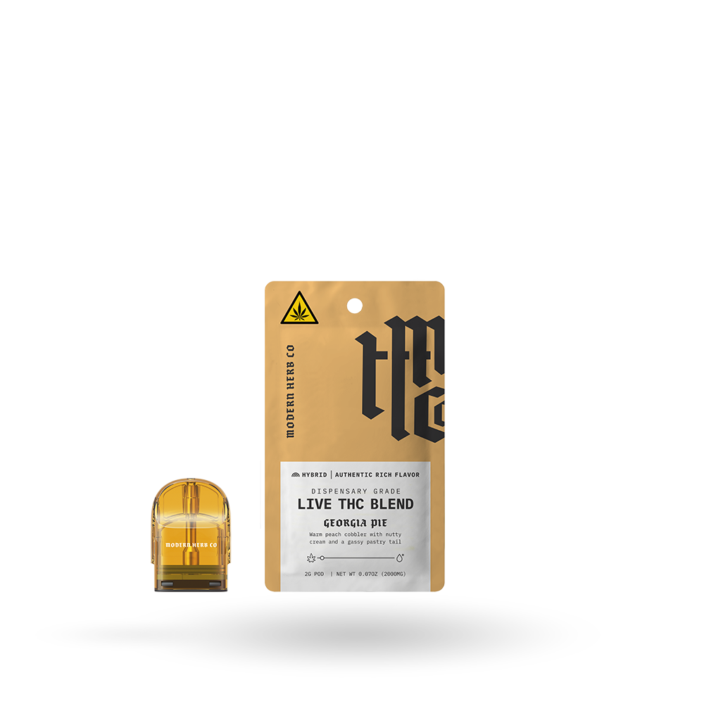 Live THC Pod Refill: Georgia Pie (Hybrid) 2g by Modern Herb Co | Buddy Brandz