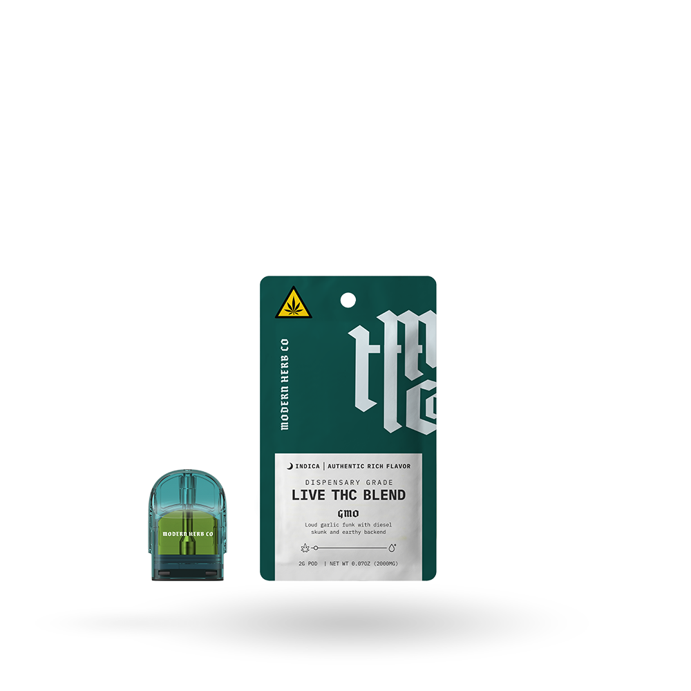 Live THC Pod Refill: GMO (Indica) 2g by Modern Herb Co | Buddy Brandz