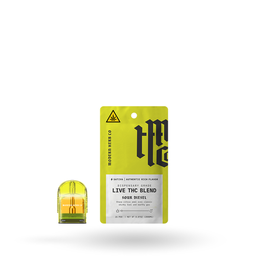 Live THC Pod Refill: Sour Diesel (Sativa) 2g by Modern Herb Co | Buddy Brandz | Buddy Brandz