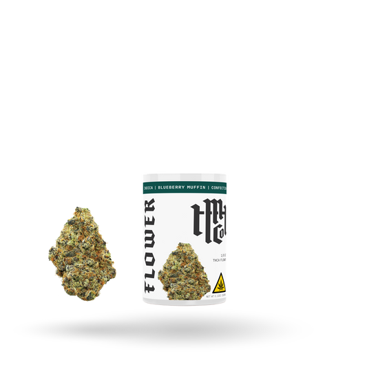 THCa Flower: Blueberry Muffin (Indica), 1/8oz | Buddy Brandz