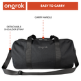 Load image into Gallery viewer, Ongrok Carbon-lined Smell proof Duffle Bag by Smoke Drop - view 5 | Buddy Brandz
