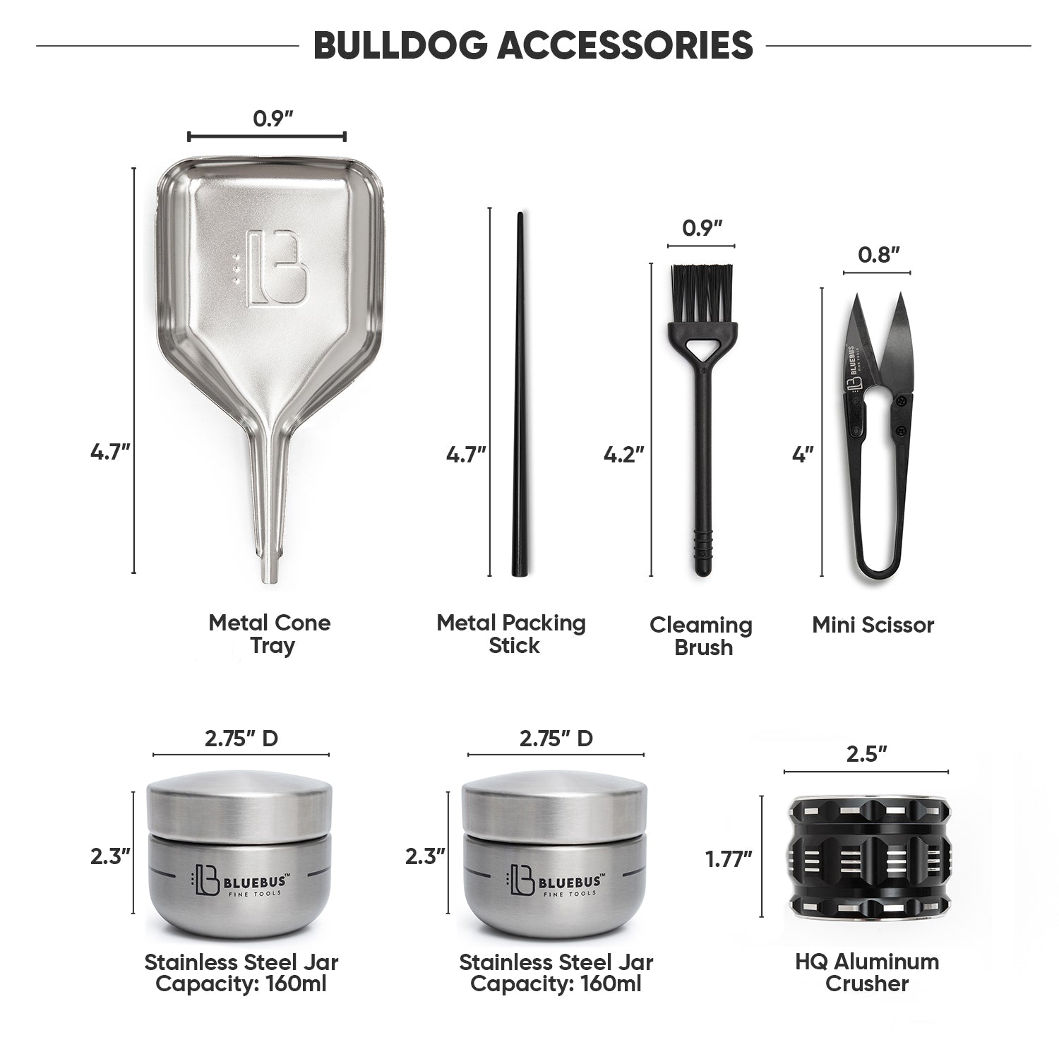 BULLDOG Smell Proof Bag and session kit by Smoke Drop - view 4 | Buddy Brandz