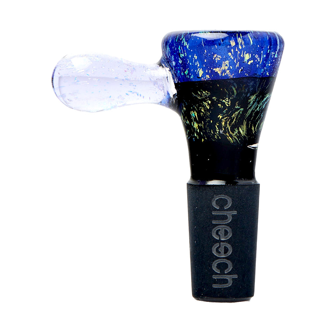 Cheech Glass 2" Transparent Dichro Glass Bowl by Smoke Drop - view 2 | Buddy Brandz