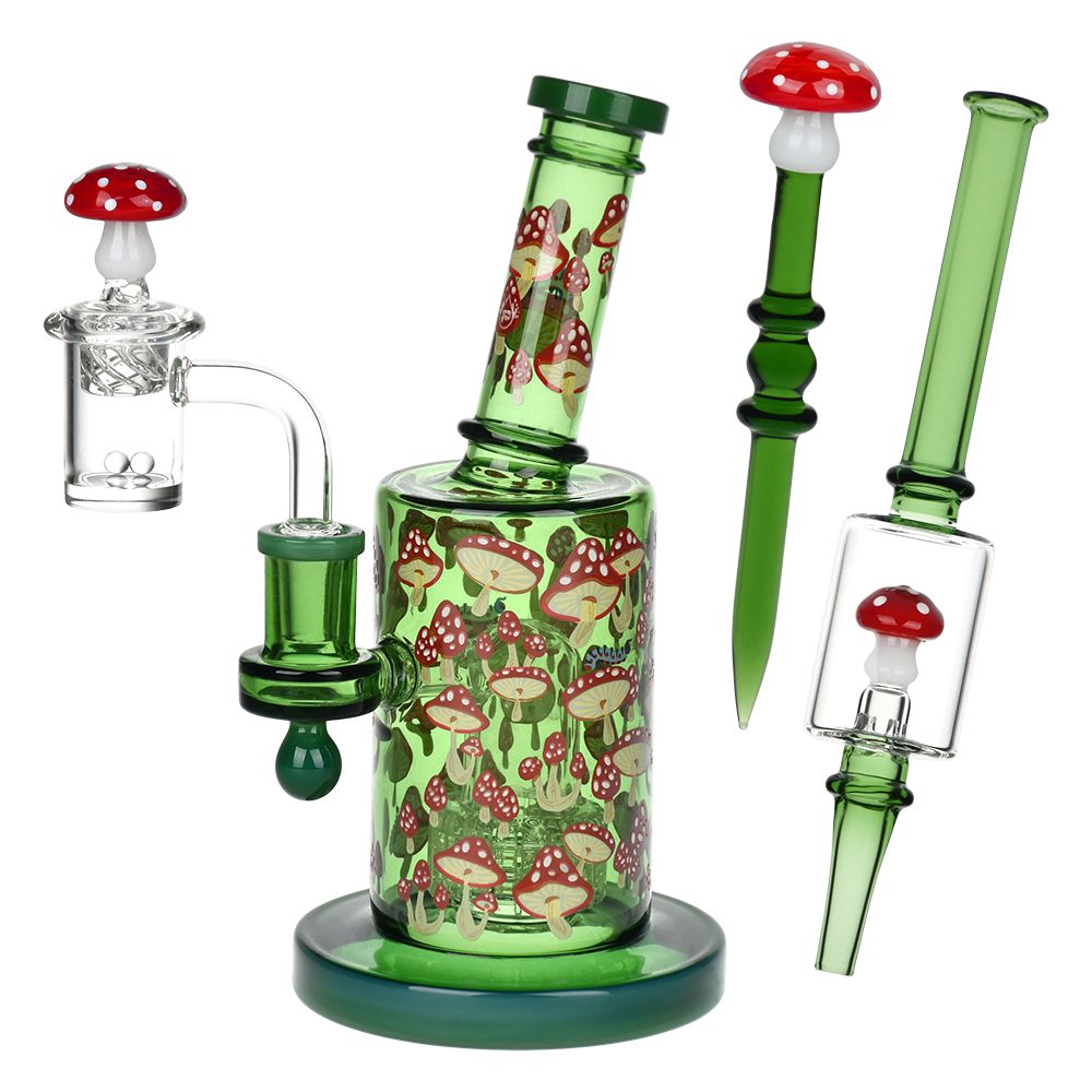 Pulsar Greatest Hits Series Glow Dab Rig Kit / 8" by Smoke Drop - view 18 | Buddy Brandz