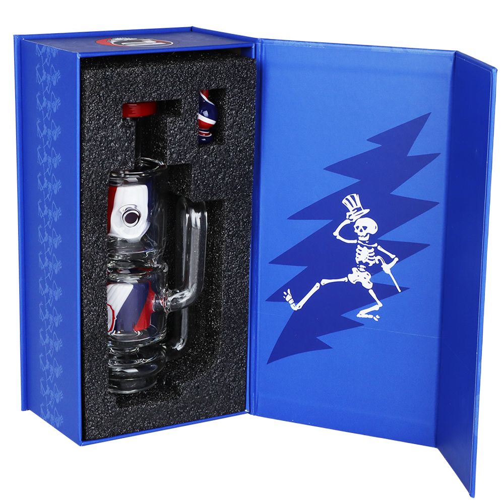 Grateful Dead Stealied Out Attachment for Puffco Peak - 6.75" by Smoke Drop - view 6 | Buddy Brandz
