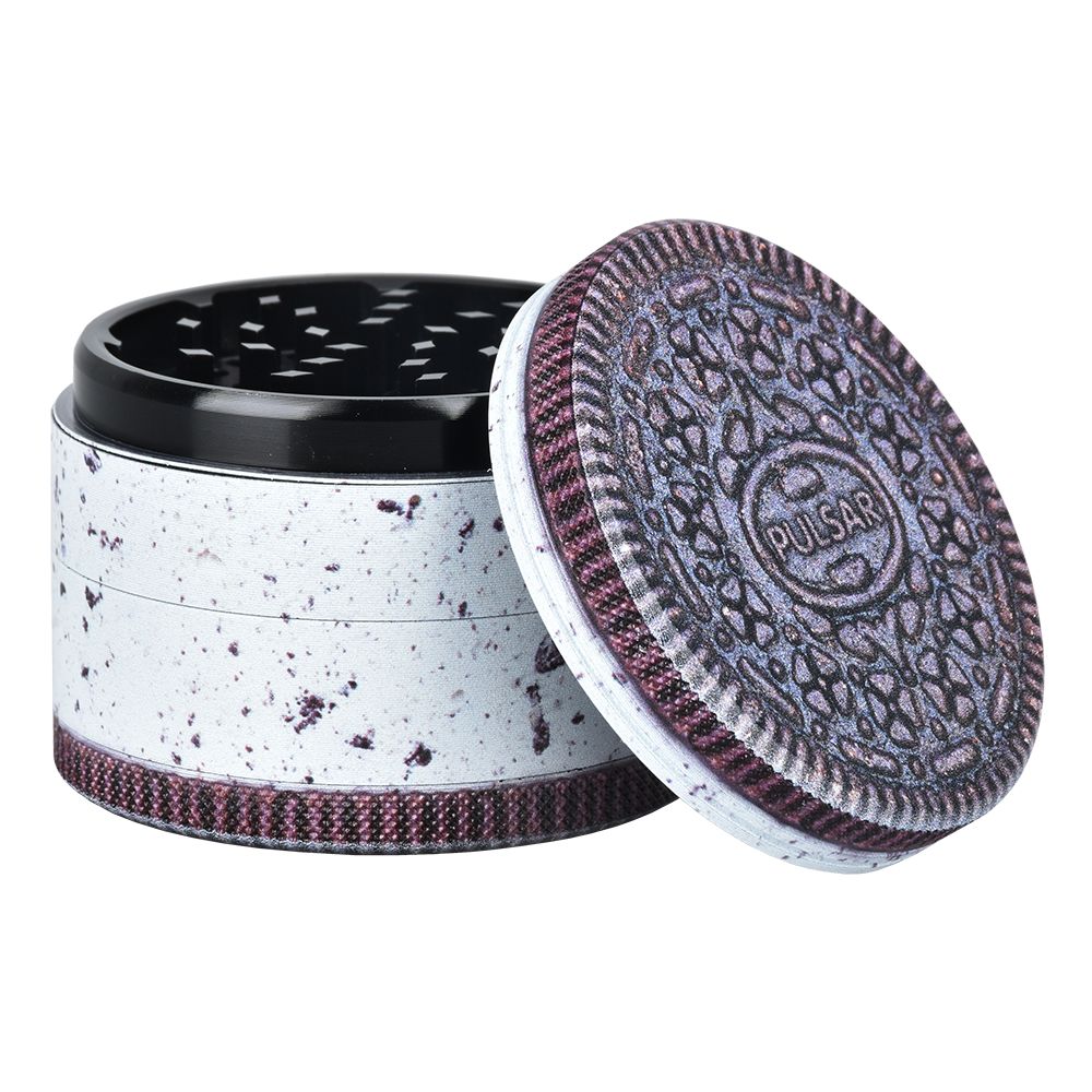 Pulsar OBJEX Design Series Aluminum Grinder by Smoke Drop - view 4 | Buddy Brandz