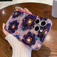 Cargar la imagen en la vista de la galería, Wave Blue Light Oil Painting Flower Phone Case Suitable for iPhone 11 12 13 14 15 Pro Max Small Fresh Phone Case Cover Casing by Buddy Brandz - view 54 | Buddy Brandz
