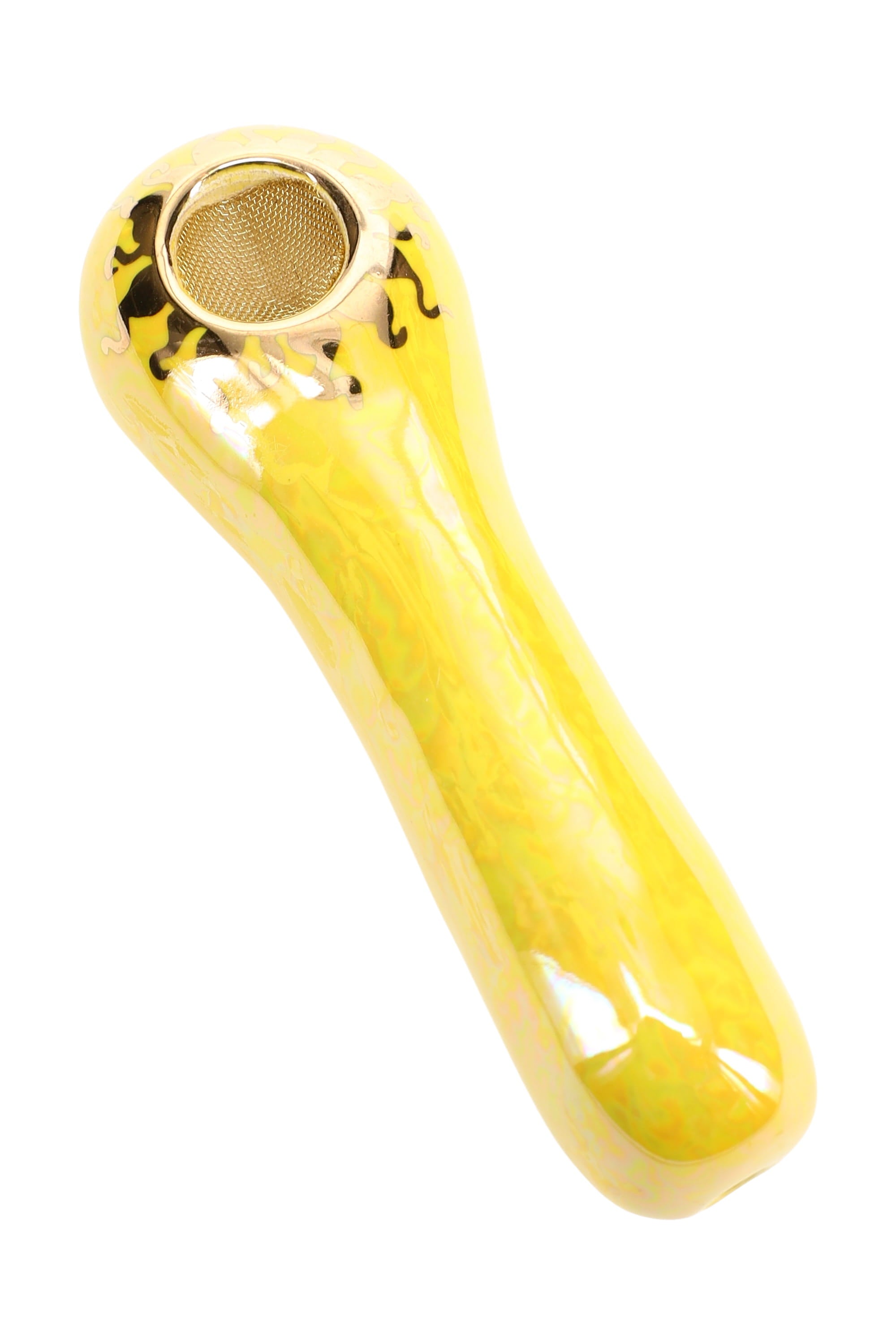 Ancient Creations Ceramics Spoon Hand Pipe – Brass Screen – Made in USA by Smoke Drop - view 17 | Buddy Brandz