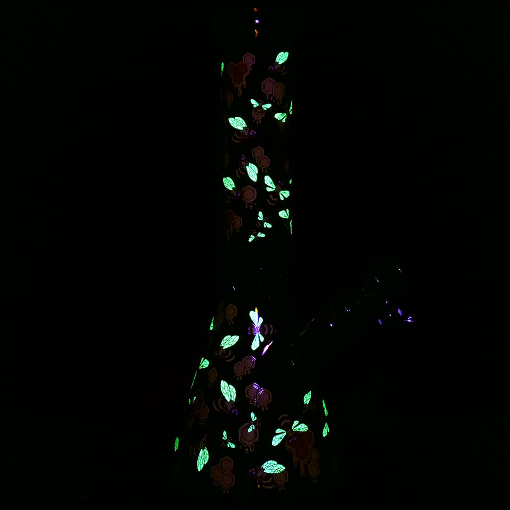 Pulsar Greatest Hits Series Glow Beaker / 10" by Smoke Drop - view 10 | Buddy Brandz