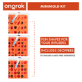 Load image into Gallery viewer, Ongrok Silicone Gummy Molds with Droppers by Smoke Drop - view 12 | Buddy Brandz
