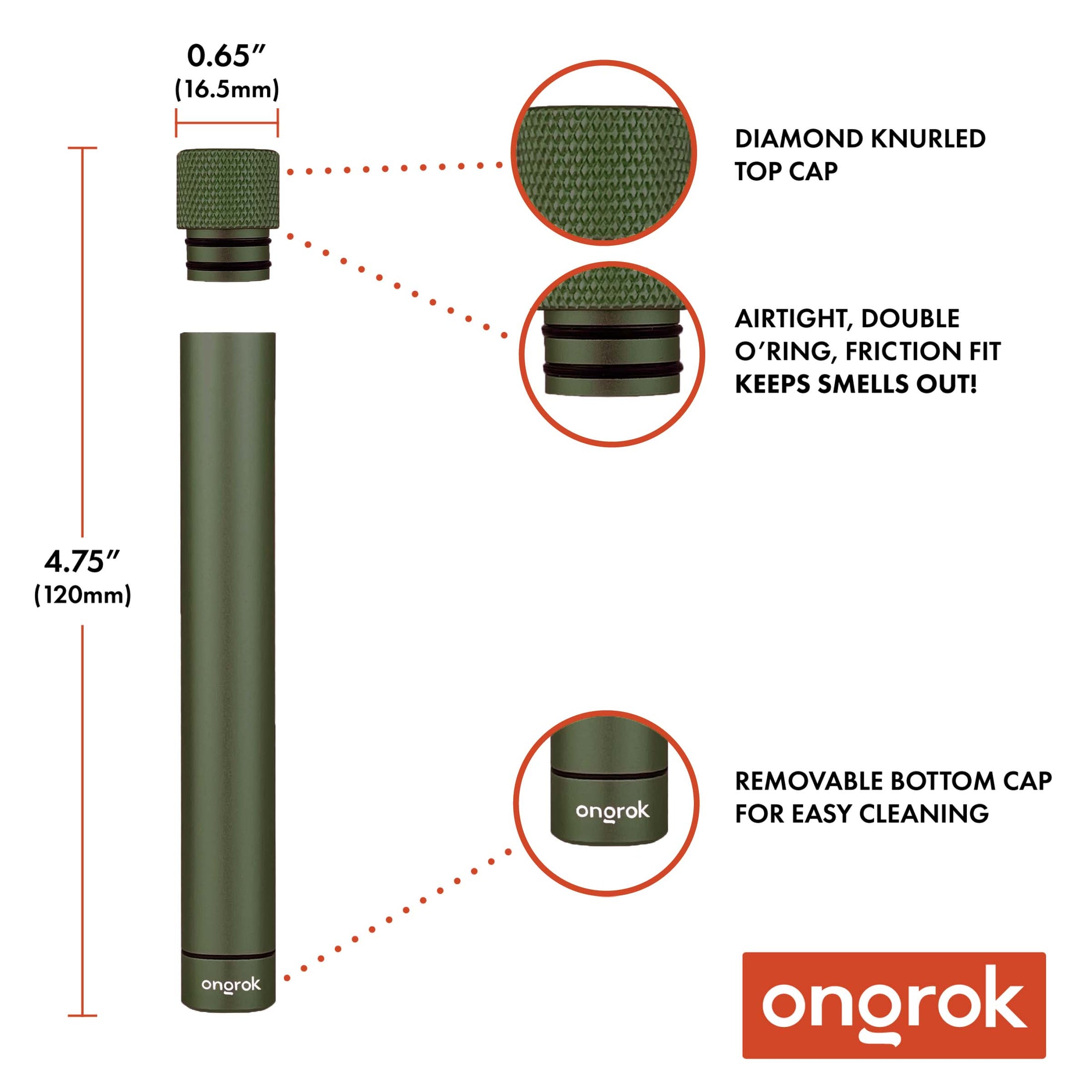 Ongrok Premium Storage Tube | Single by Smoke Drop - view 28 | Buddy Brandz