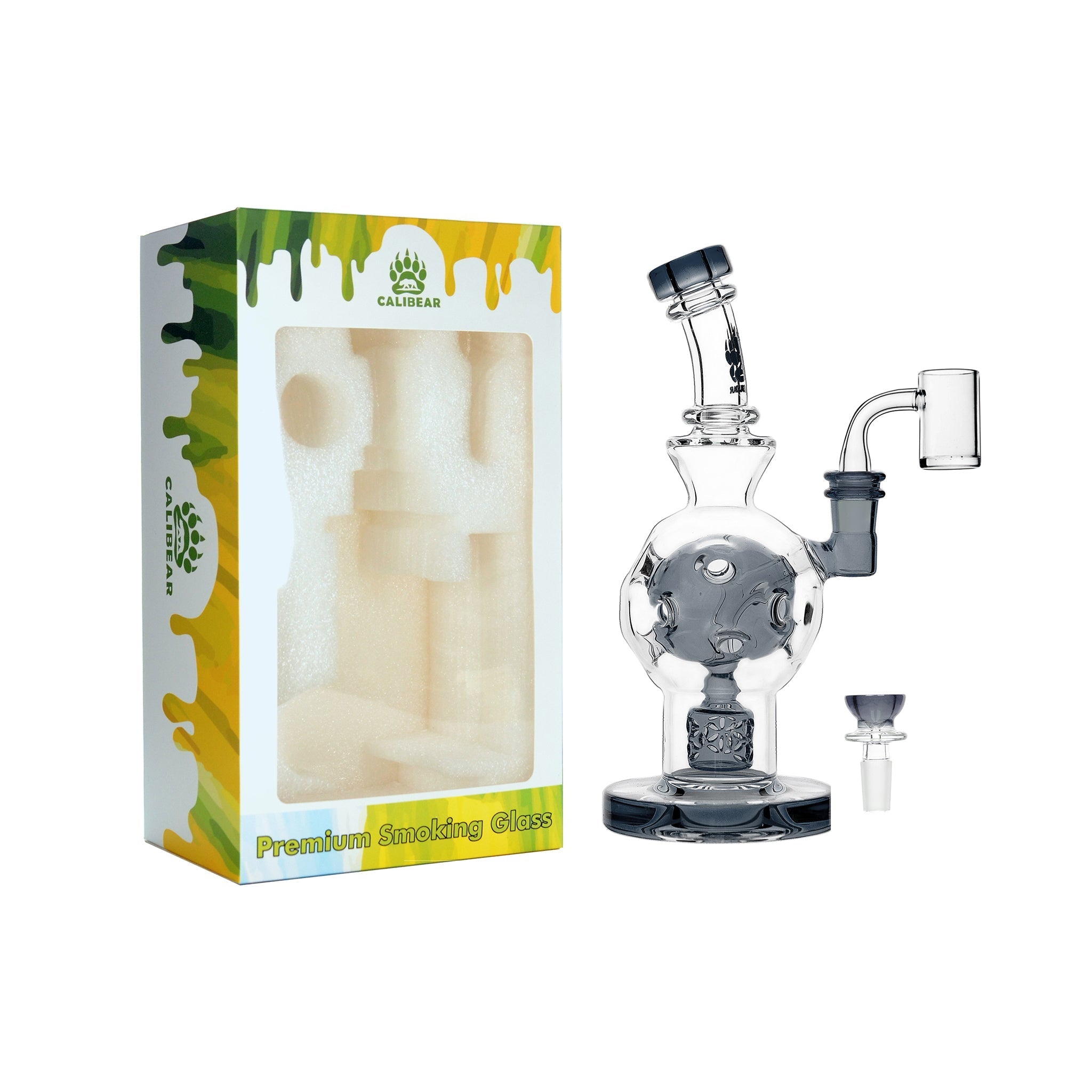 Calibear Exosphere Seed Of Life Dab Rig by Smoke Drop - view 19 | Buddy Brandz