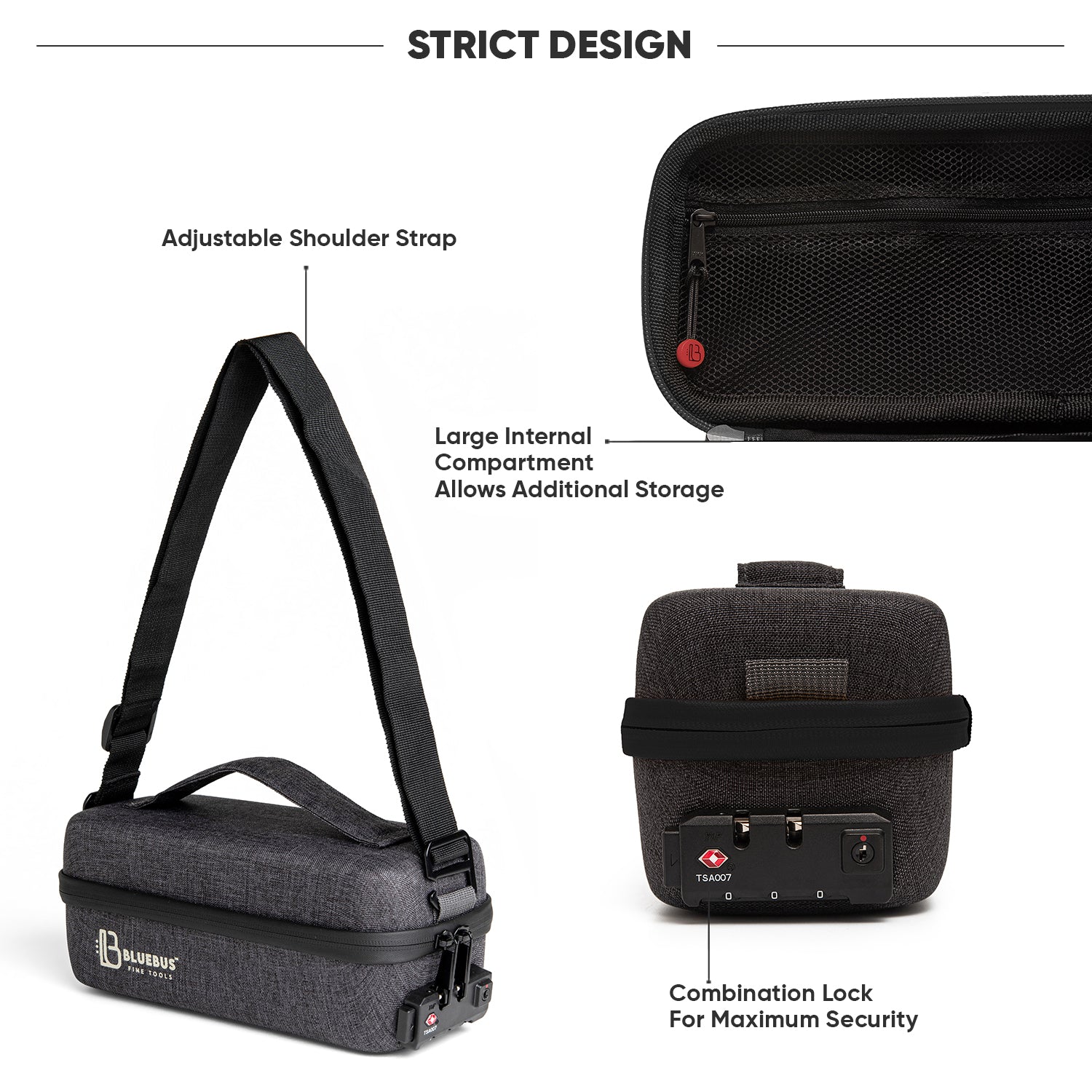 BULLDOG Smell Proof Bag and session kit by Smoke Drop - view 3 | Buddy Brandz