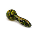 Load image into Gallery viewer, INSIDE OUT LINEWORK SWIRL HAND PIPE SPOON by Smoke Drop - view 4 | Buddy Brandz
