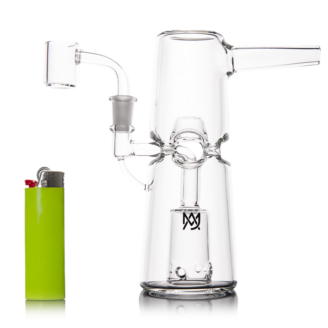 MJ Arsenal Turret Mini Dab Rig by Smoke Drop - view 3 | Buddy Brandz