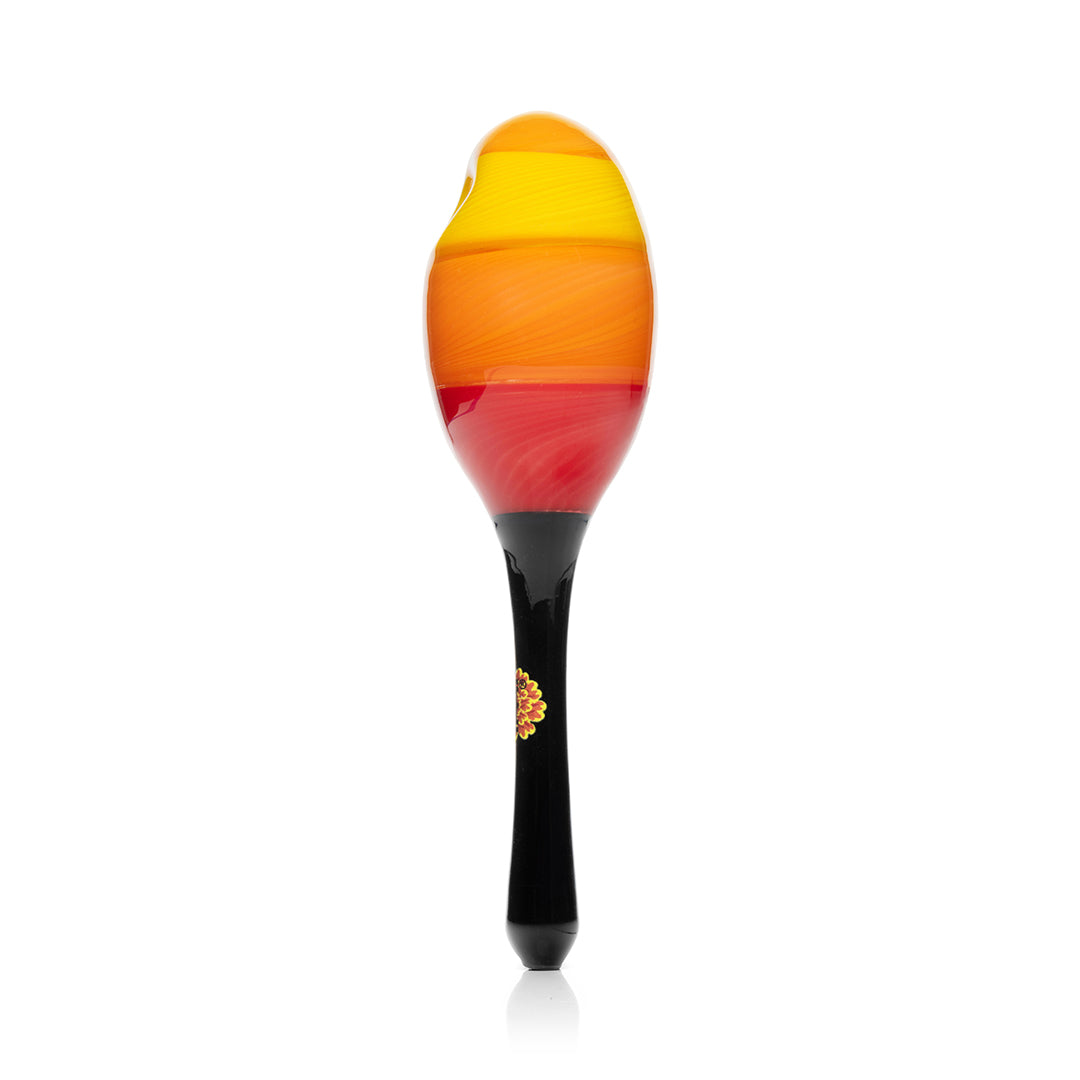 Dia De Los Muertos Maraca Hand Pipe by Smoke Drop - view 5 | Buddy Brandz