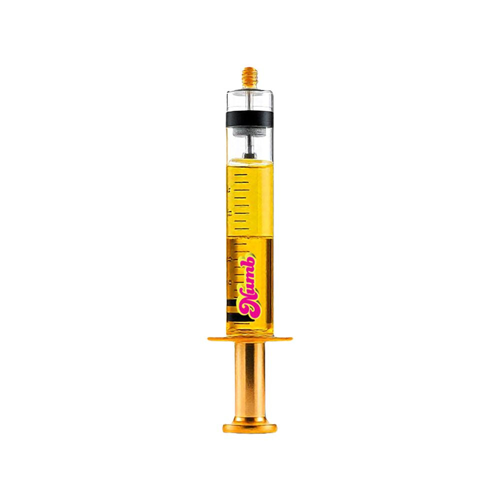 Numb THCA Live Rosin Badder Glass Syringe | 2g | 5ct Display by Smoke Drop - view 2 | Buddy Brandz