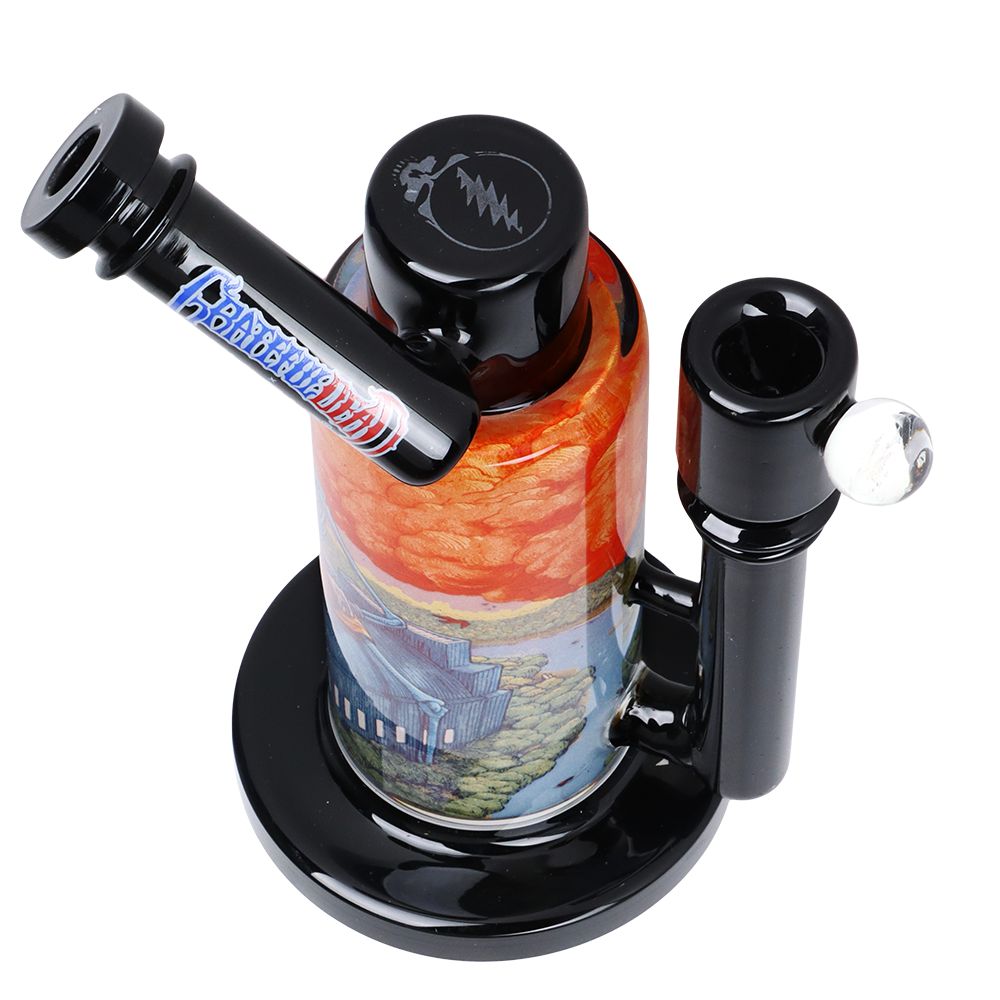 Grateful Dead x Pulsar Inside Print Water Pipe - 8.5" / Boxer by Smoke Drop - view 4 | Buddy Brandz