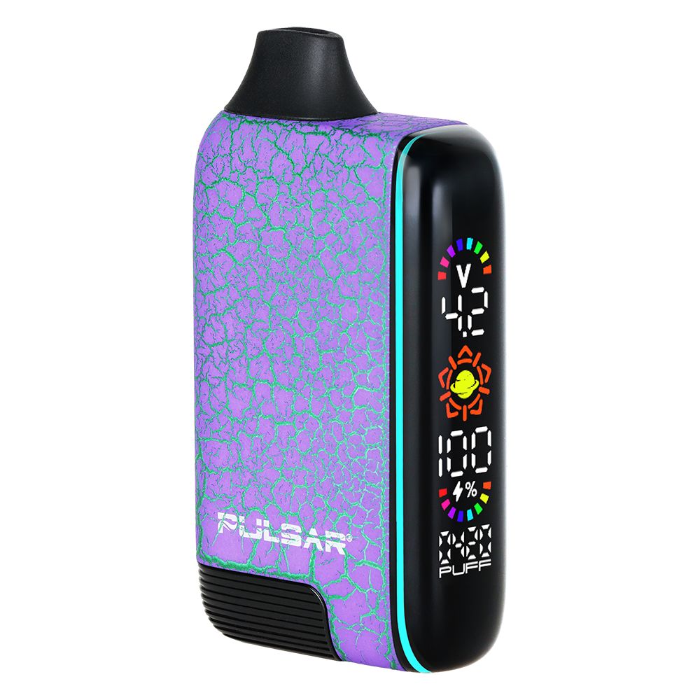 Pulsar 510 DL 5.0 Precision Voltage Control LCD Screen Vape Bar | Crackle Series | 1000mAh by Smoke Drop - view 3 | Buddy Brandz