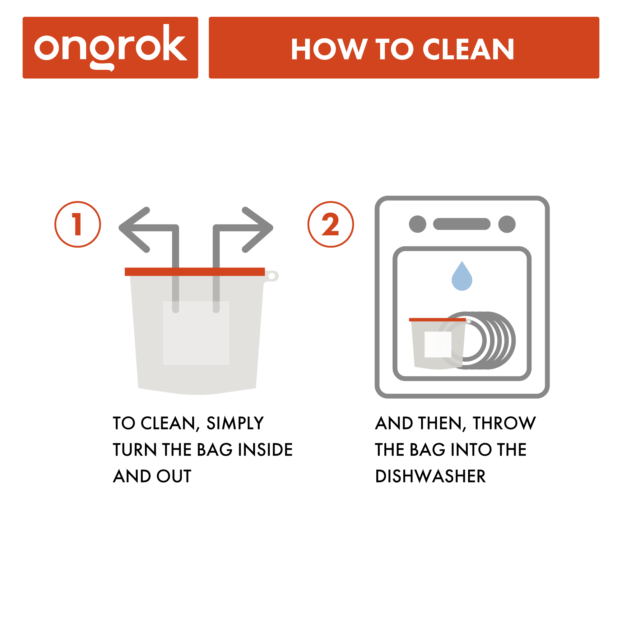 Ongrok Silicone Oven & Storage Bags by Smoke Drop - view 7 | Buddy Brandz