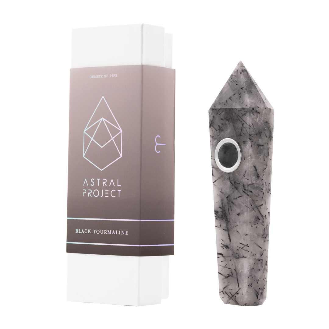 Astral Project Gemstone Pipe by Smoke Drop - view 10 | Buddy Brandz