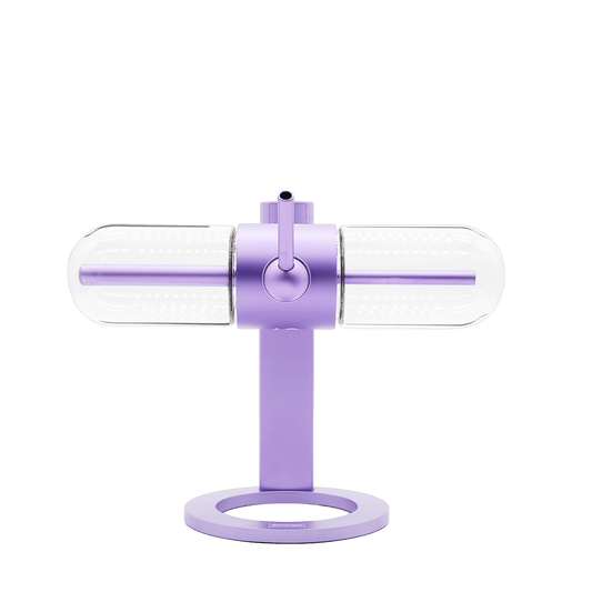 Stündenglass Gravity Infuser - Violet Purple | 360° Gravity Hookah - alternate view | Buddy Brandz